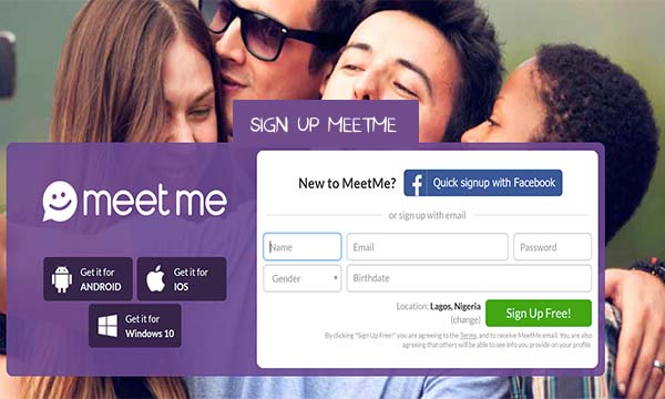 Sign Up MeetMe