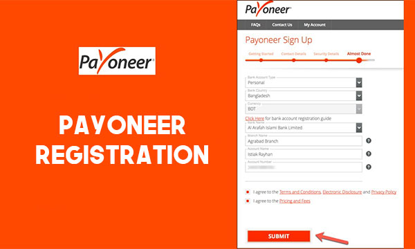 Payoneer Registration