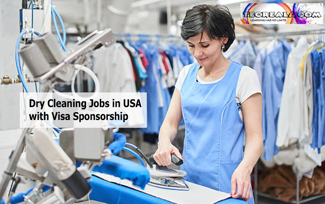 Dry Cleaning Jobs in USA with Visa Sponsorship
