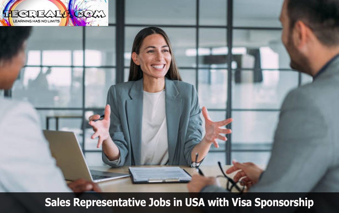 Sales Representative Jobs in USA with Visa Sponsorship