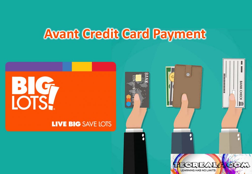 How to Make Big Lots Credit Card Payment