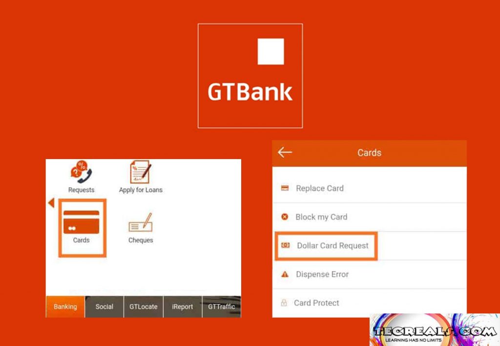 How to Apply for GTBank Dollar Card