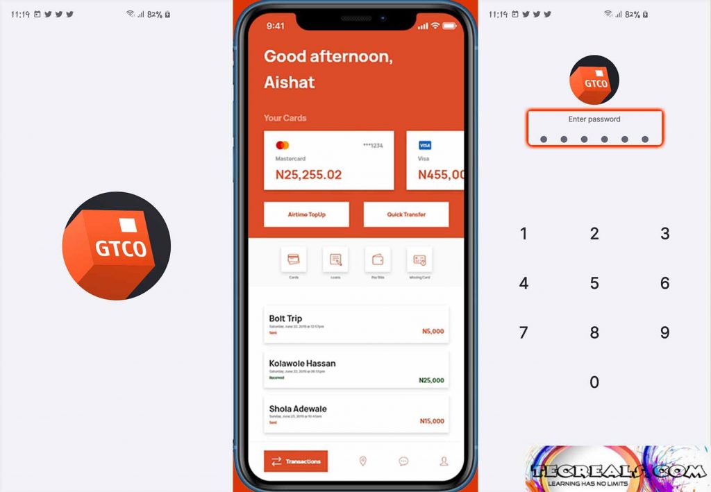 How to Login to GTBank Mobile App