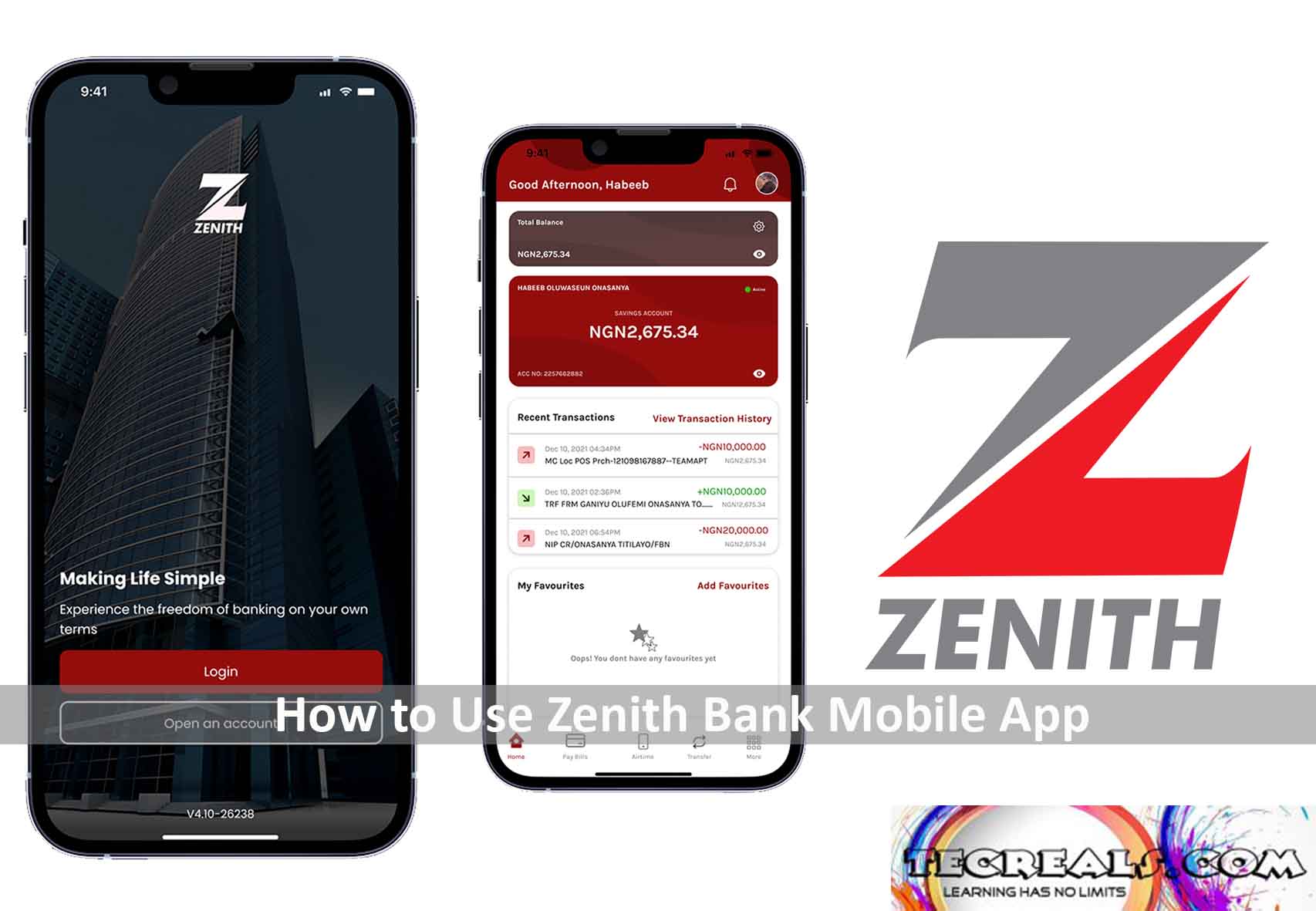 Code for zenith outlet bank mobile banking