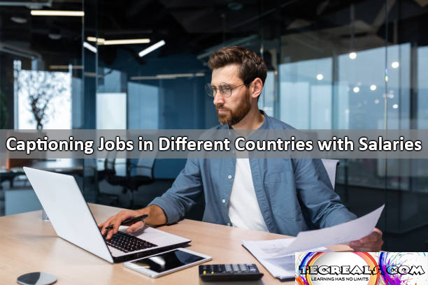 Captioning Jobs in Different Countries with Salaries Up to $95, 571 Yearly