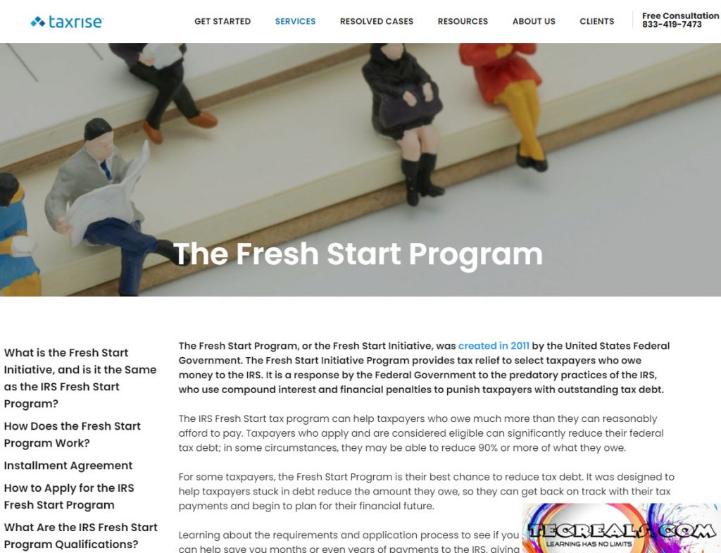 IRS Fresh Start Program: Is the IRS Fresh Start Program Legitimate?