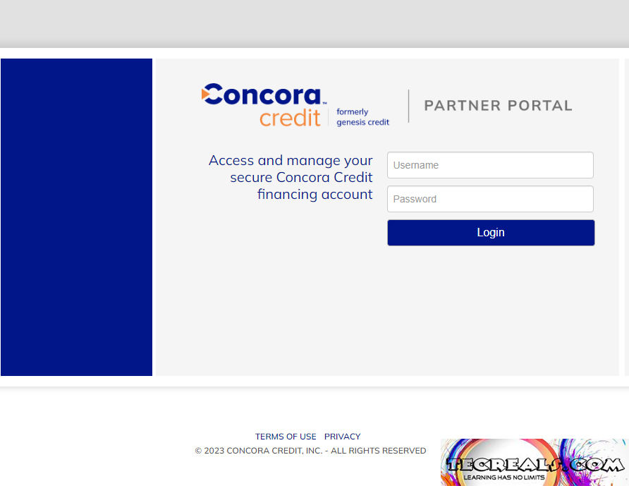 Concora Credit Login at Concoracredit.myfinanceservice.com