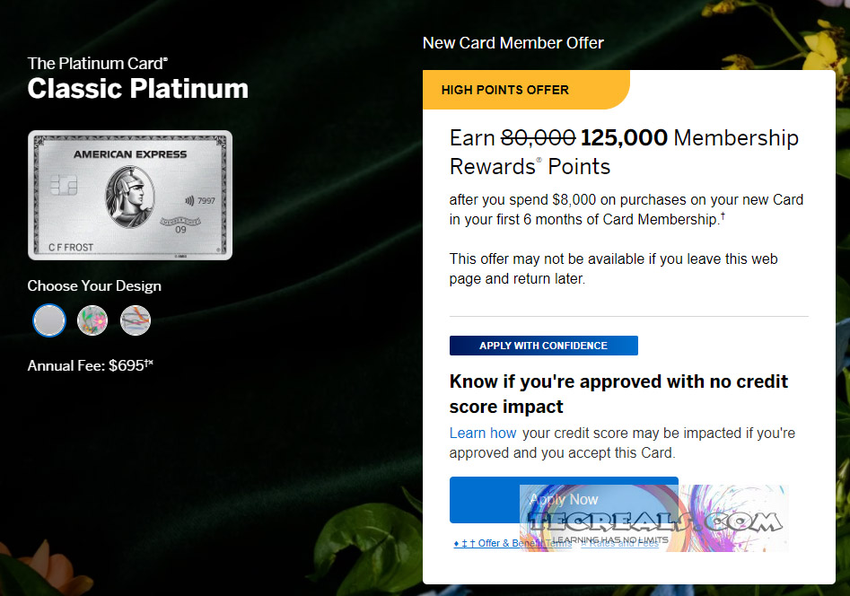 Amex Platinum Credit Card