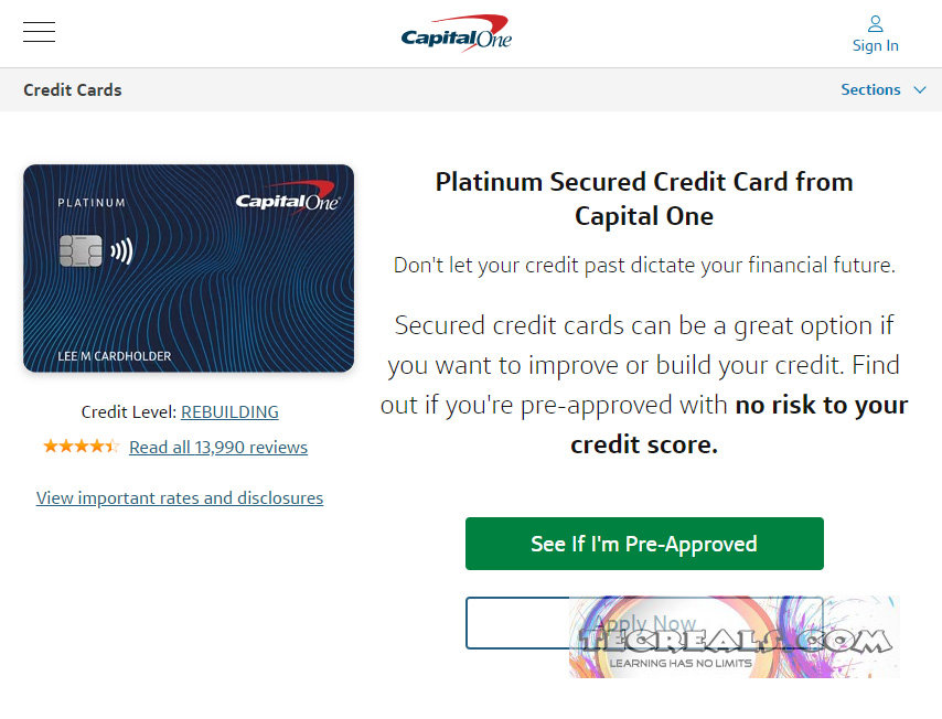 Capital One Secured Card