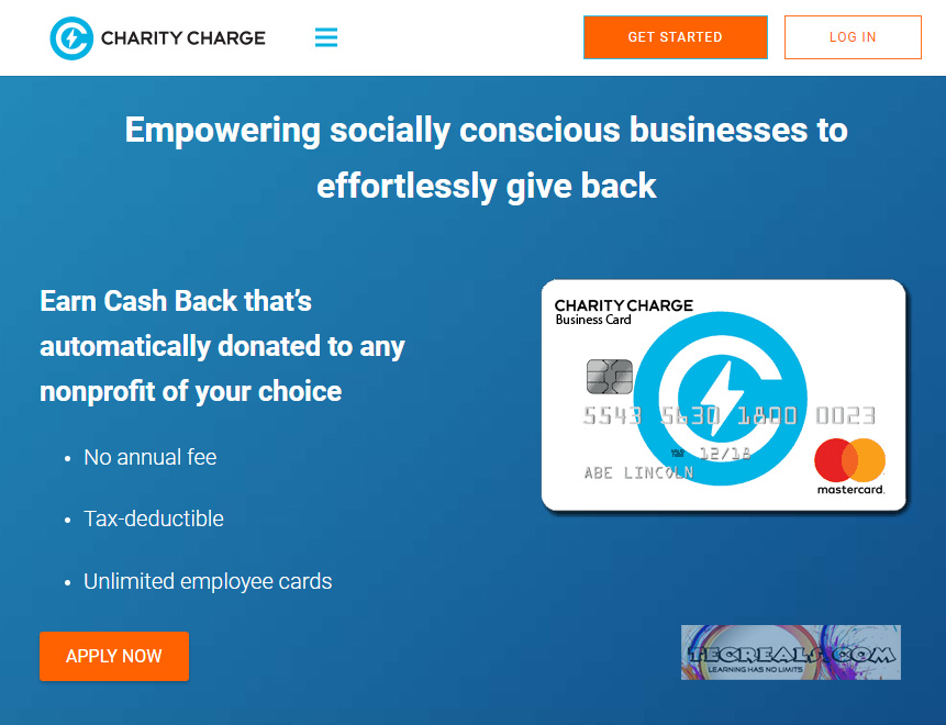 Charity Charge Business Card