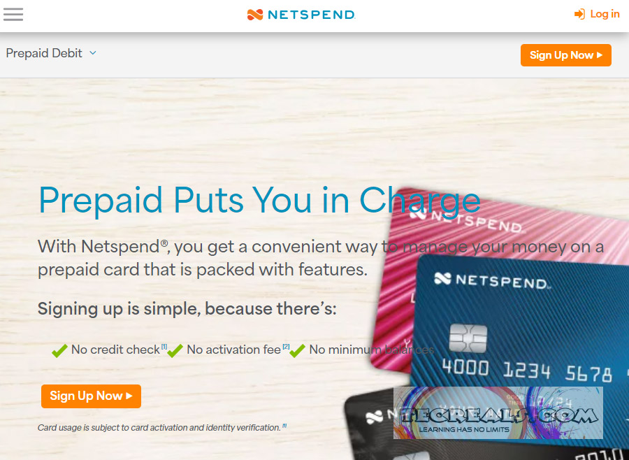 NetSpend Visa Prepaid Card
