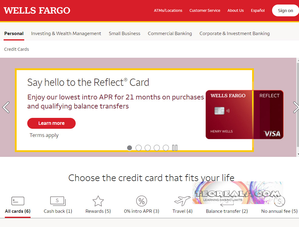 Wells Fargo Credit Cards