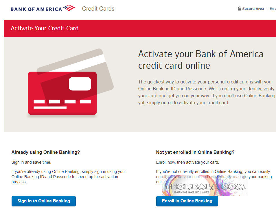 How to Activate Bank of America ATM Card