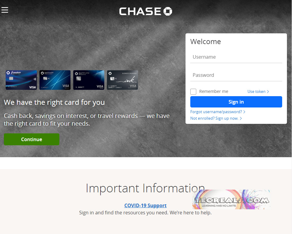 Sign In Chase Credit Card
